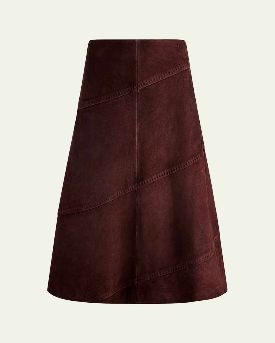 Sosie Suede Midi Skirt